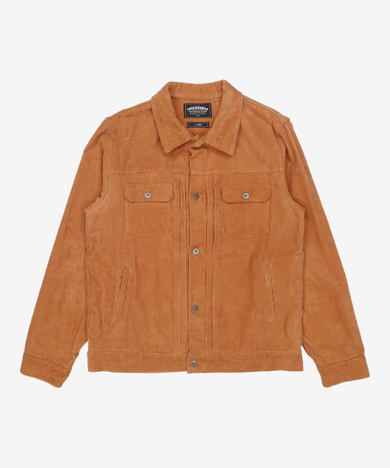 AROUND TRUCKER JACKET _ CAMEL XL