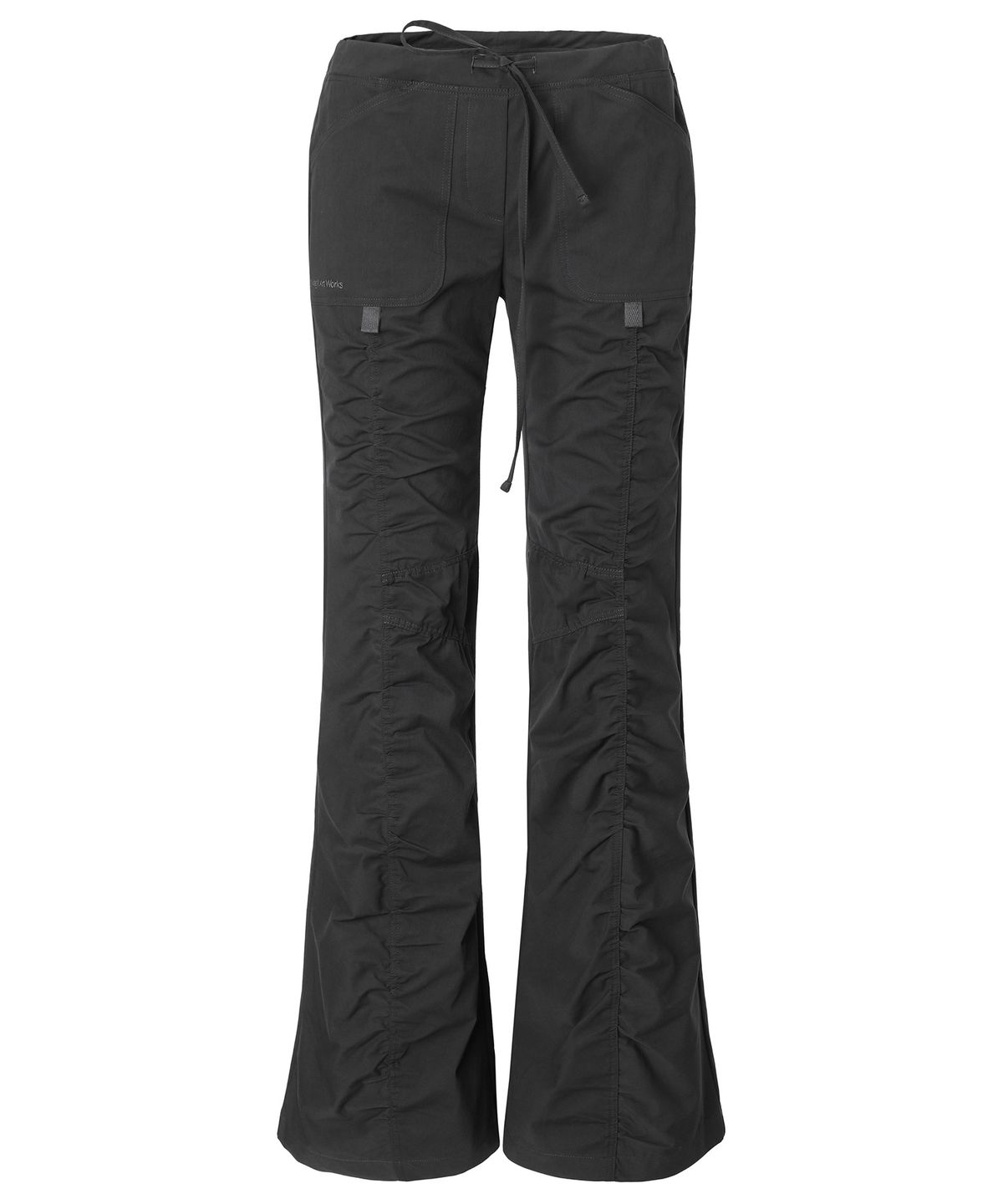 이네기(INEGI) Tap Shirring String Pants (charcoal)