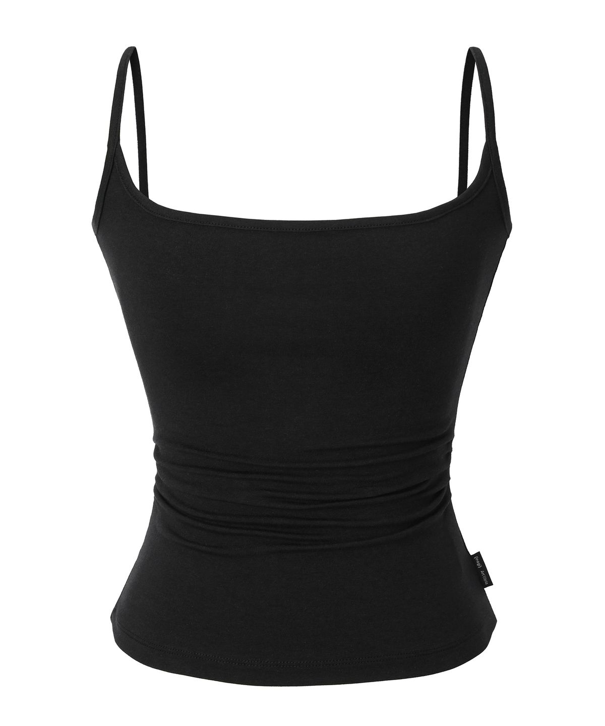 이네기(INEGI) Drape Cami Top (black)