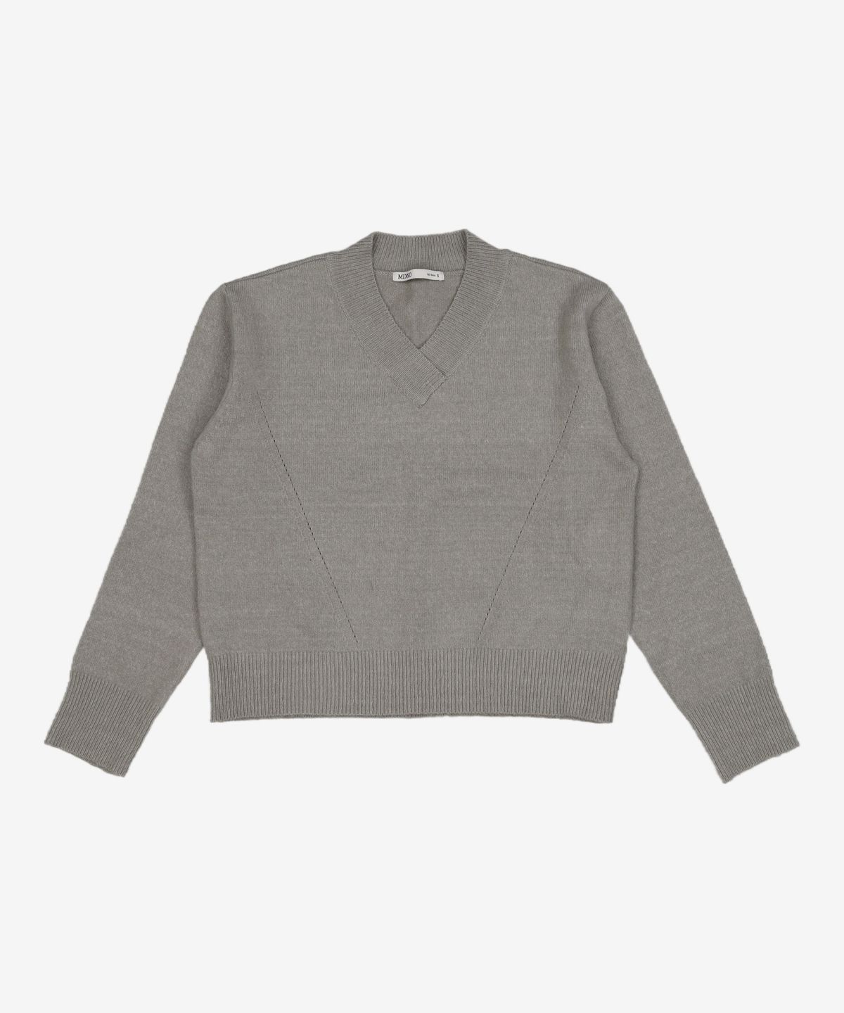미쏘(MIXXO) V넥 플레인 스웨터 MIWKABT28T S