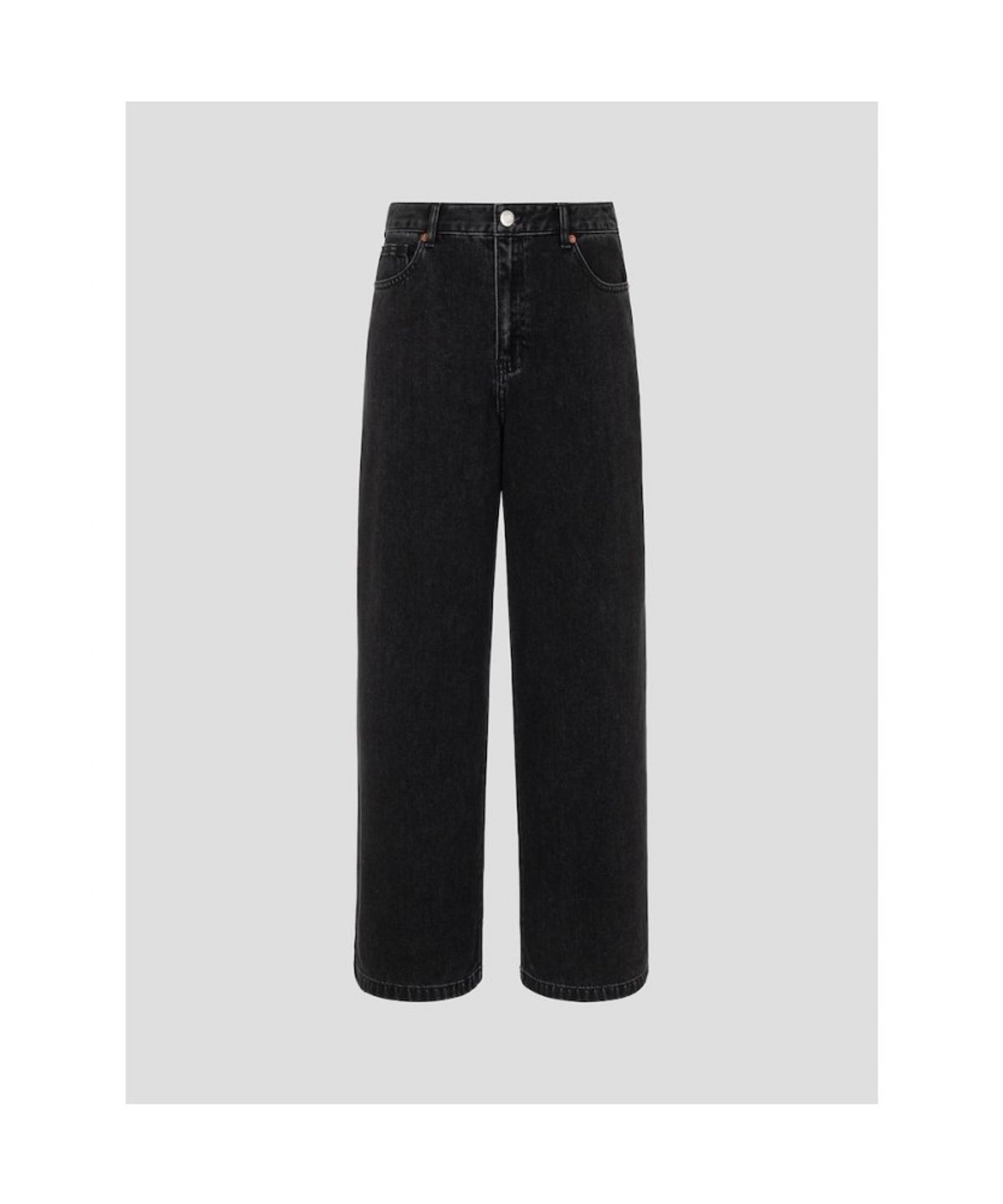 빈폴 레이디스(BEANPOLE LADIES) [Essential] 와이드 데님 팬츠  블랙 (BF6821E925)