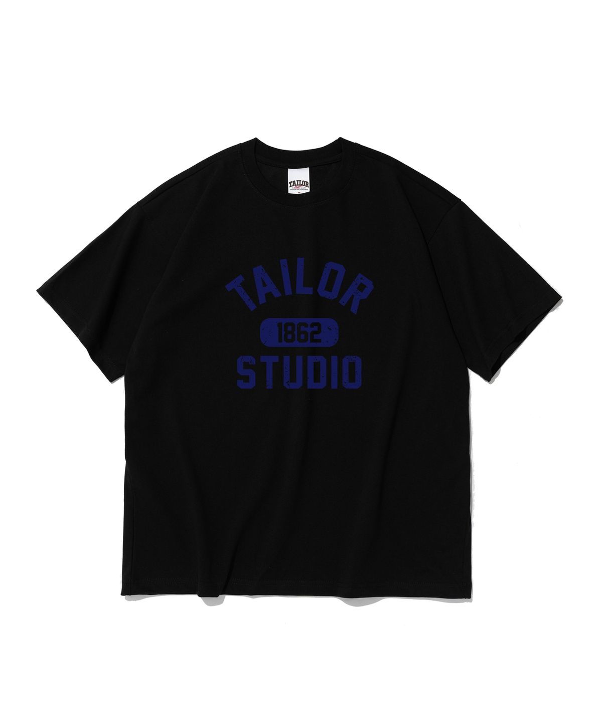 테일러 스튜디오(TAILOR STUDIO) 스튜디오 1862 그래픽 반팔티 (블랙)
