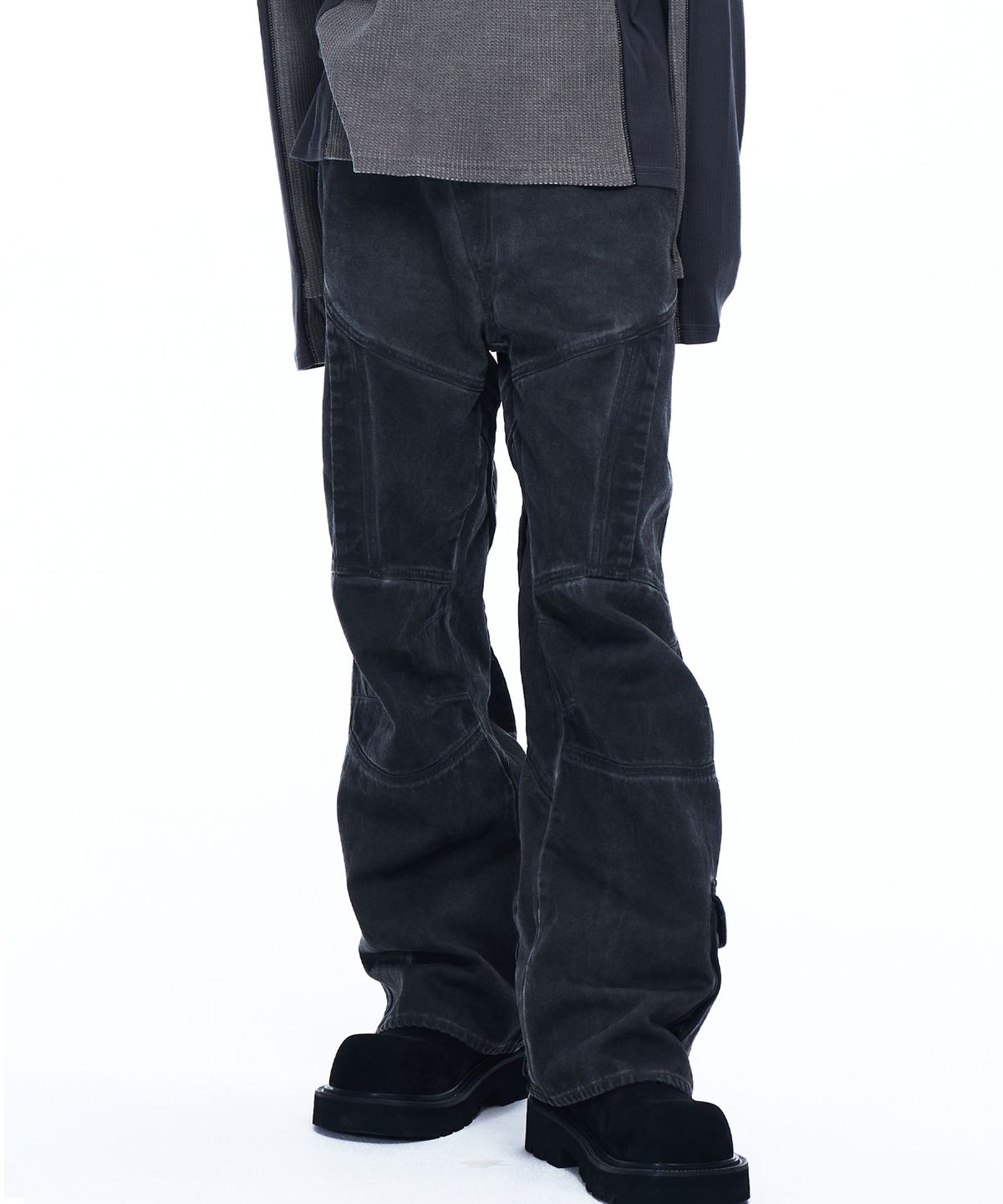 알에스에스씨(RSSC) CUTLINE WASHED FLARE PANTS - LUNA