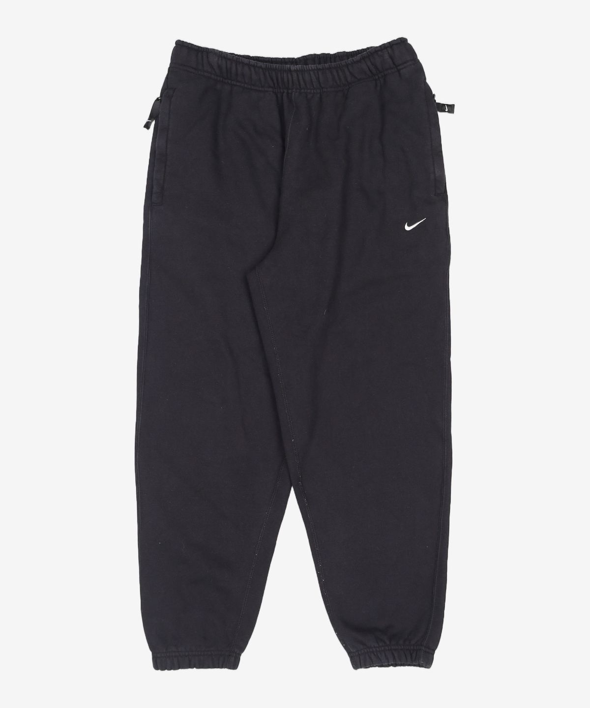 나이키(NIKE) 솔로 스우시 플리스 팬츠 M - 블랙:화이트 / DX1365-010 L