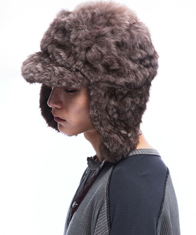WESTERN RIVET TROOPER HAT - BROWN