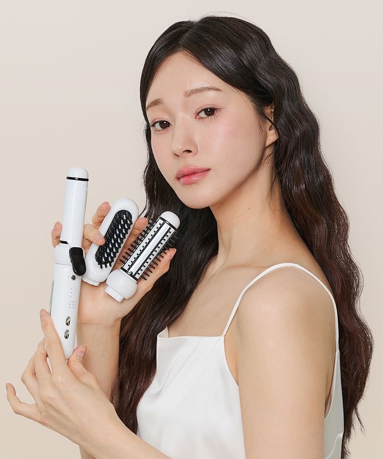 디얼 3in1 헤드교체형 미니 무선 고데기