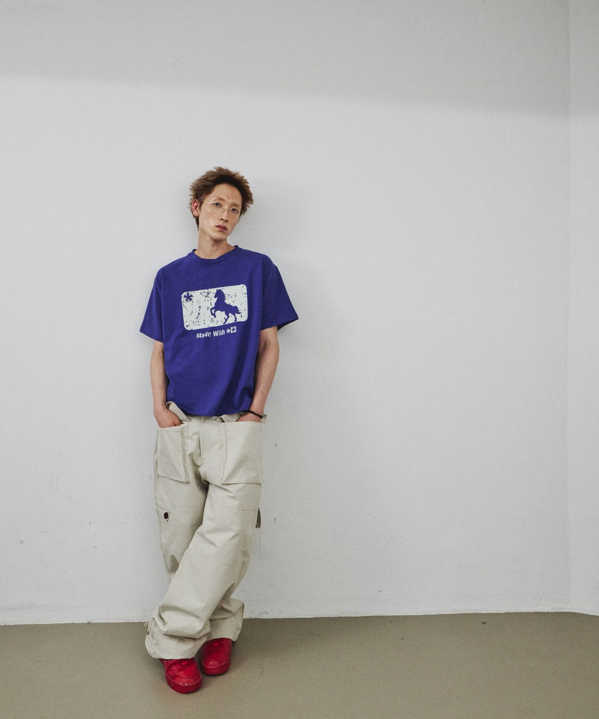 노쿨러스(NOSCOULEURS) HAMMER DOCK PANTS LIGHT GREY