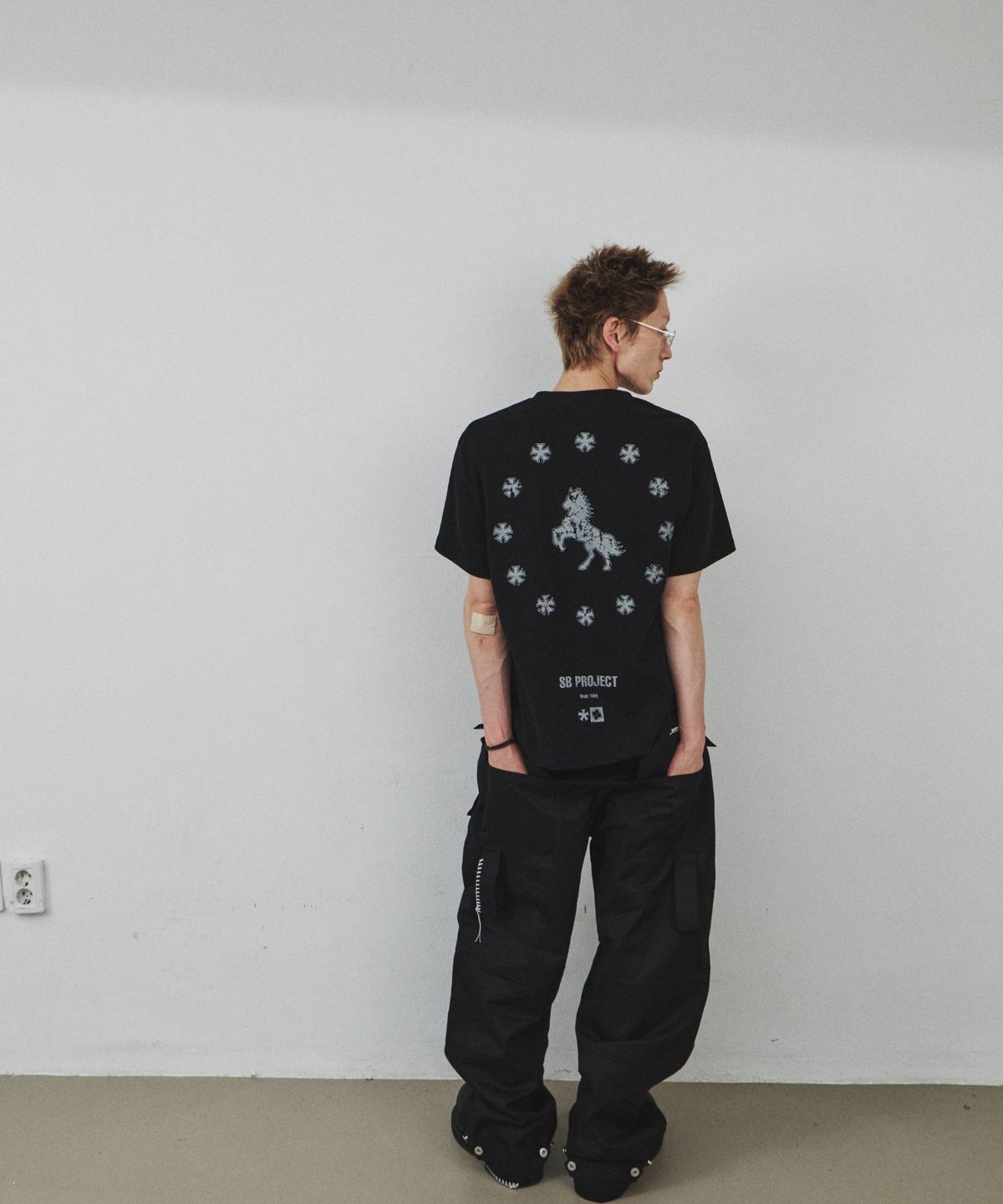 노쿨러스(NOSCOULEURS) HAMMER DOCK PANTS BLACK