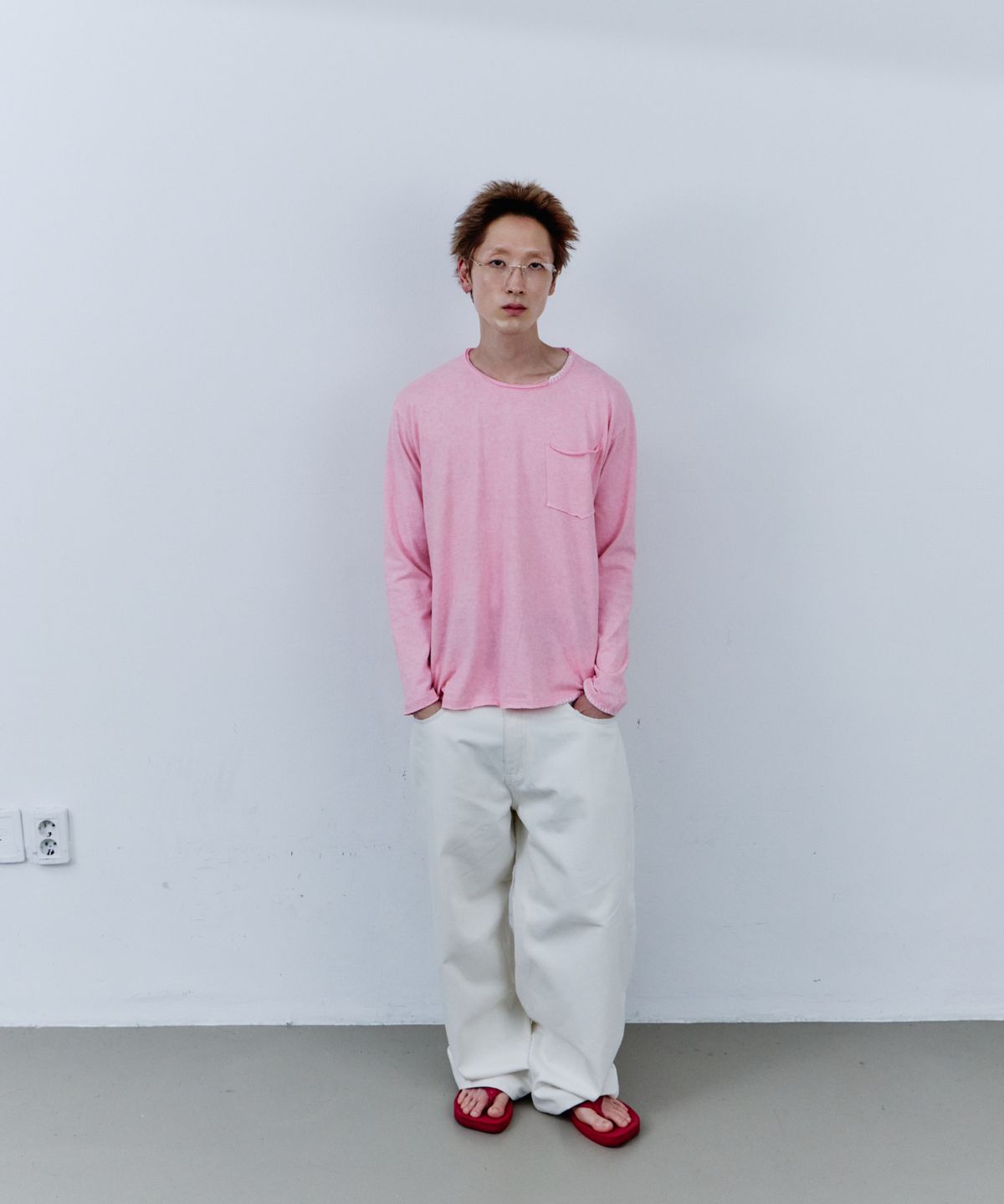 노쿨러스(NOSCOULEURS) UL LS T-SHIRT 09 PINK