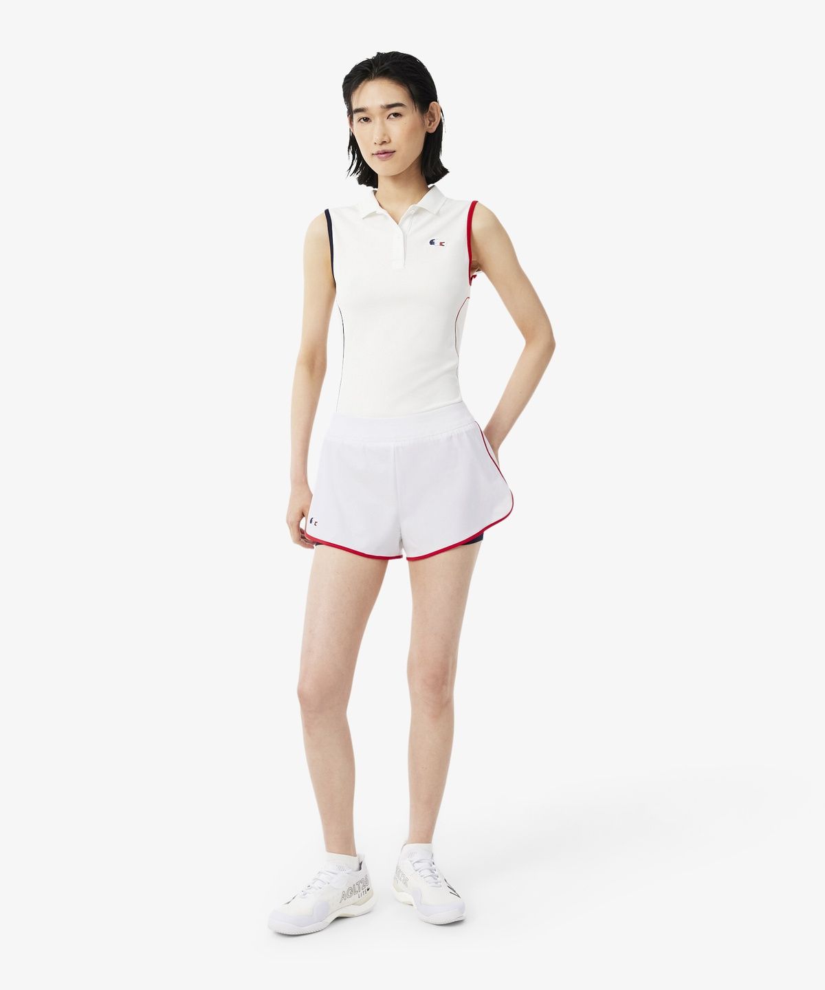 라코스테(LACOSTE) 여성 테니스 프렌치 쇼츠 GF0503-56N 001