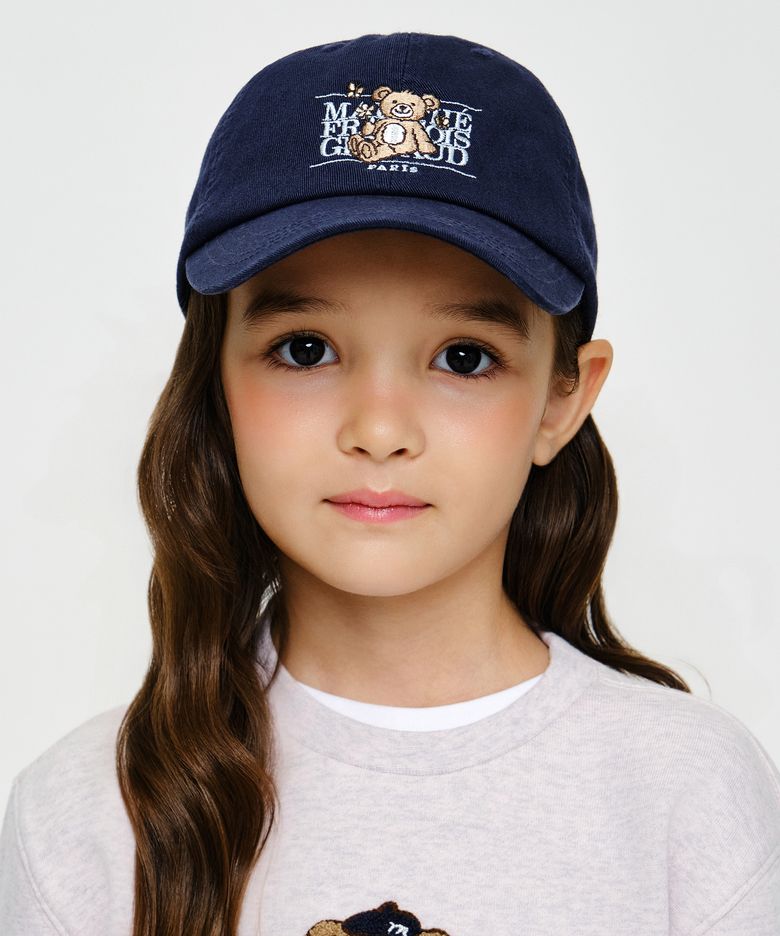 KIDS BEAR CLASSIC LOGO BALL CAP navy