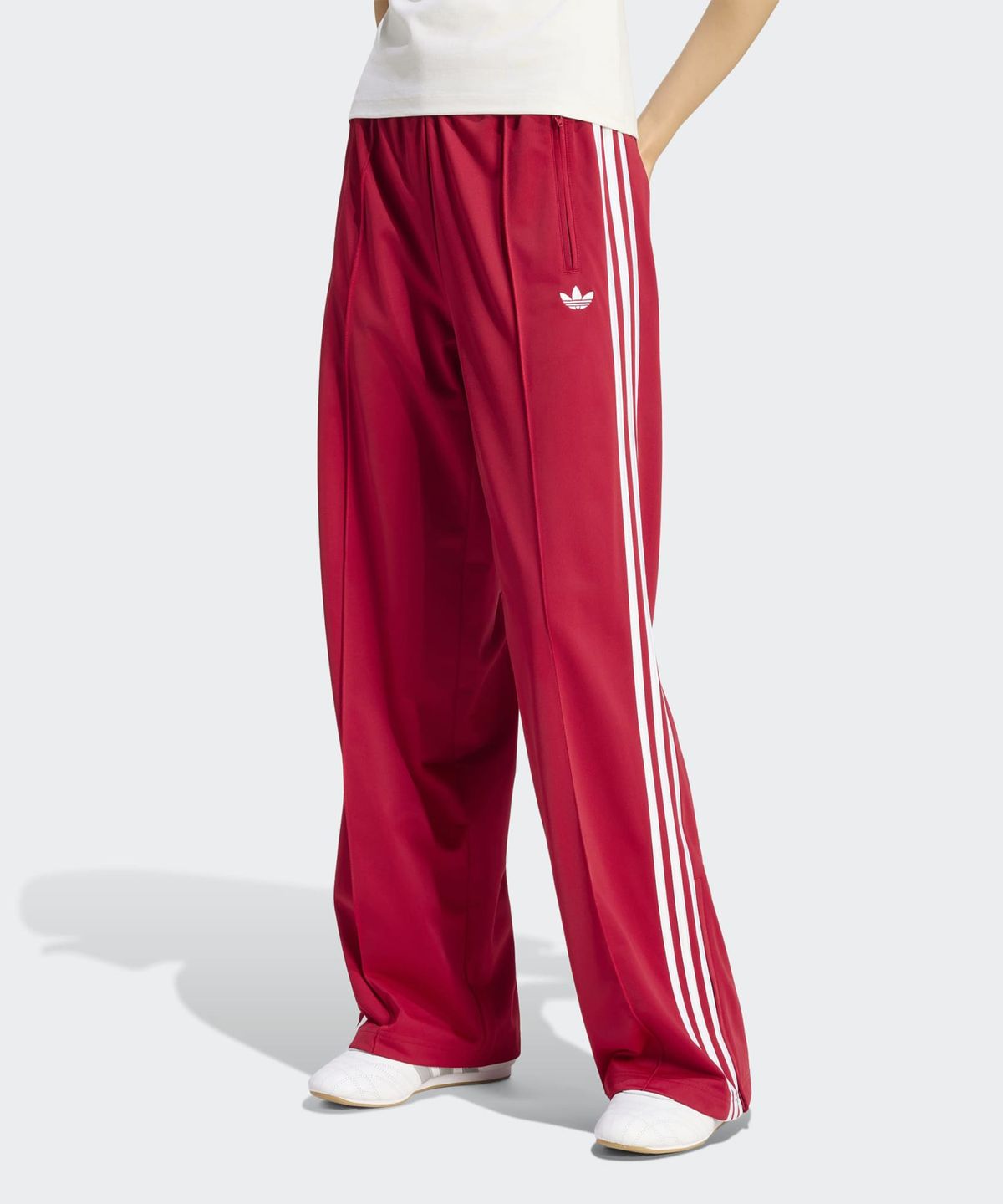 아디다스(ADIDAS) 파이어버드 루즈 트랙 팬츠 - 팀빅토리레드:화이트 / KS4670