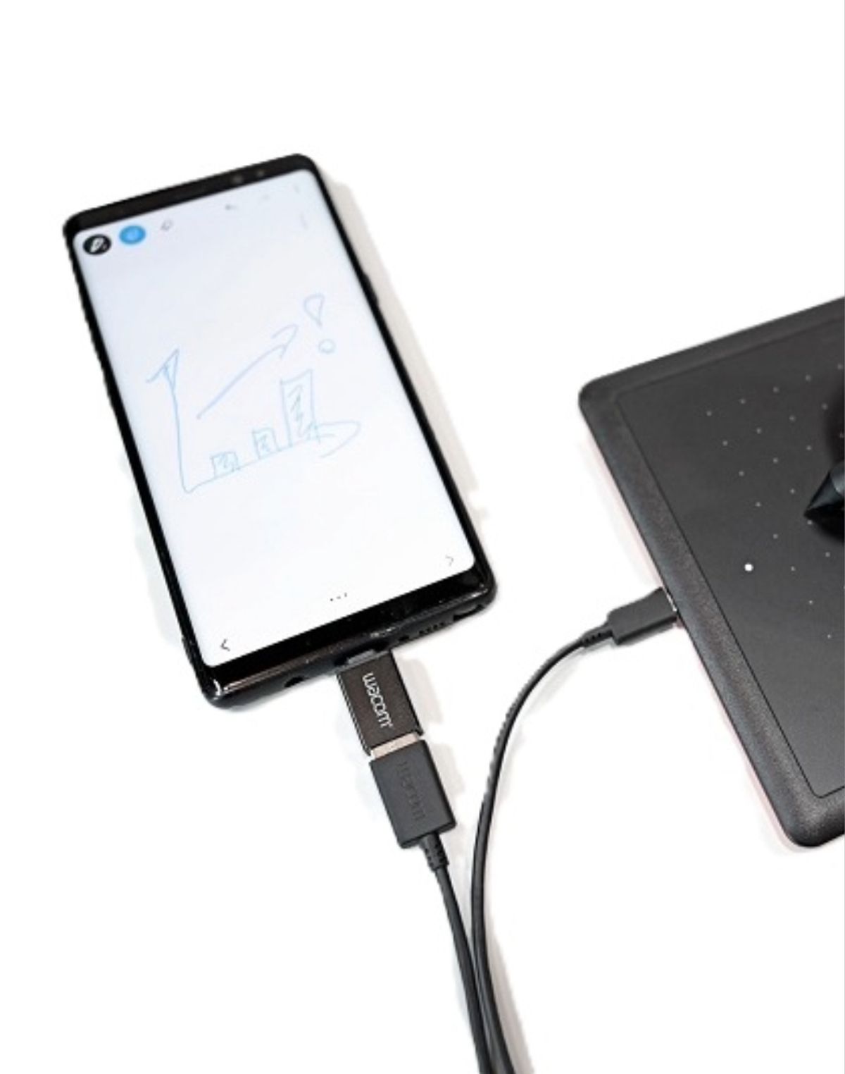 와콤(WACOM) USB-C to USB-A OTG 어댑터 ACK43523Z