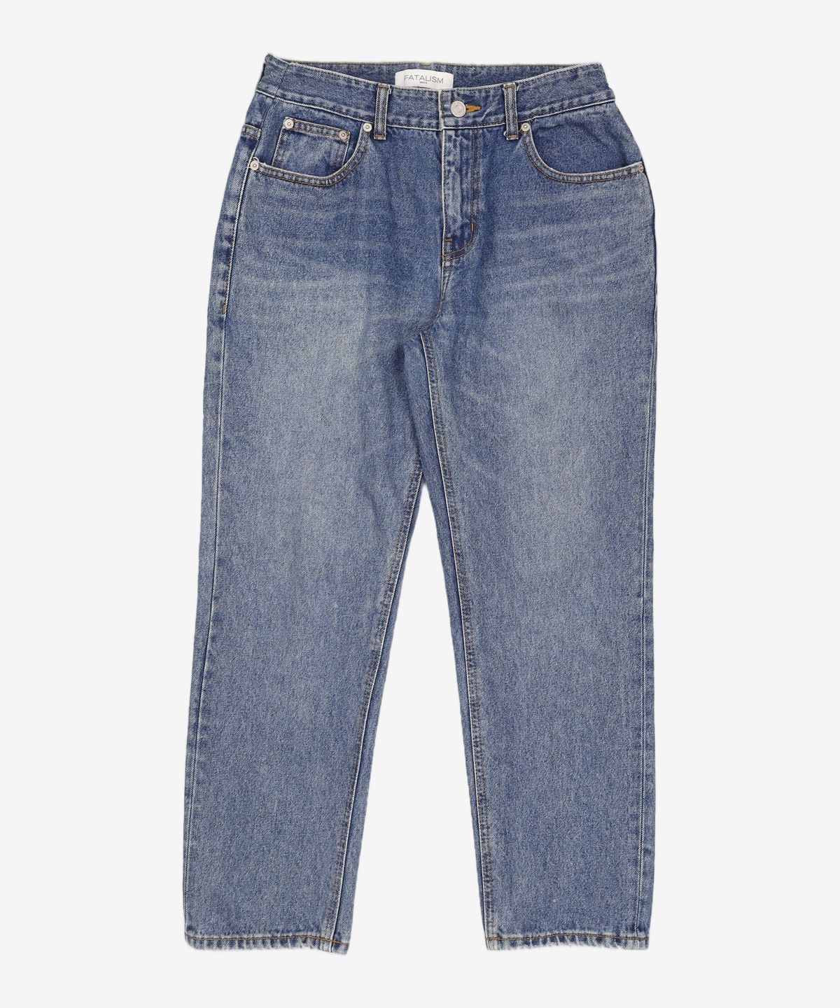 페이탈리즘(FATALISM) #0221 Dueration blue straight crop fit 46