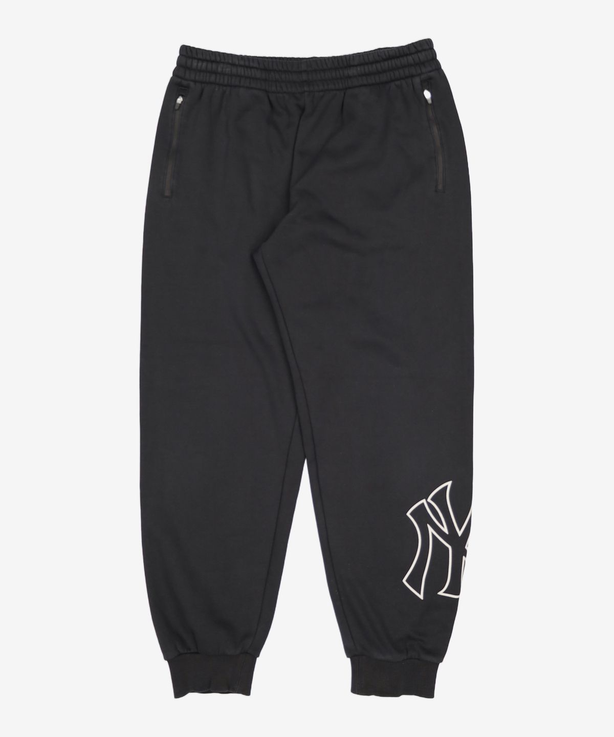 엠엘비(MLB) 베이직 빅로고 기모 조거팬츠 NY (Black) L(82)