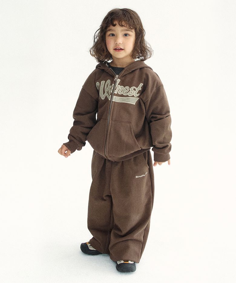 [Kids]로고 밴딩 조거팬츠_BROWN(WKB6PT01)