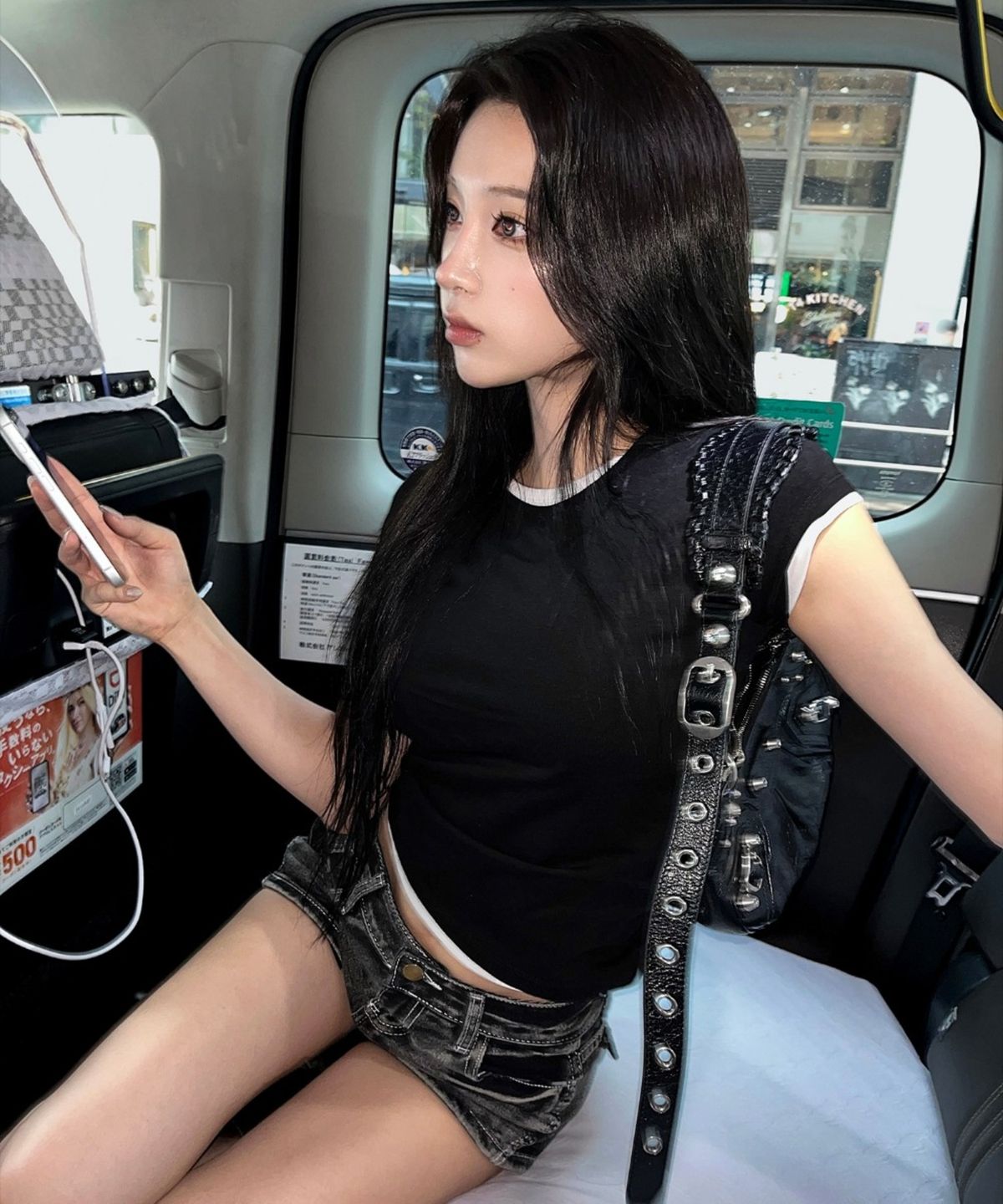 시아오시코(SIAOSIKO) 레이어드 U넥 슬림티 (Black)