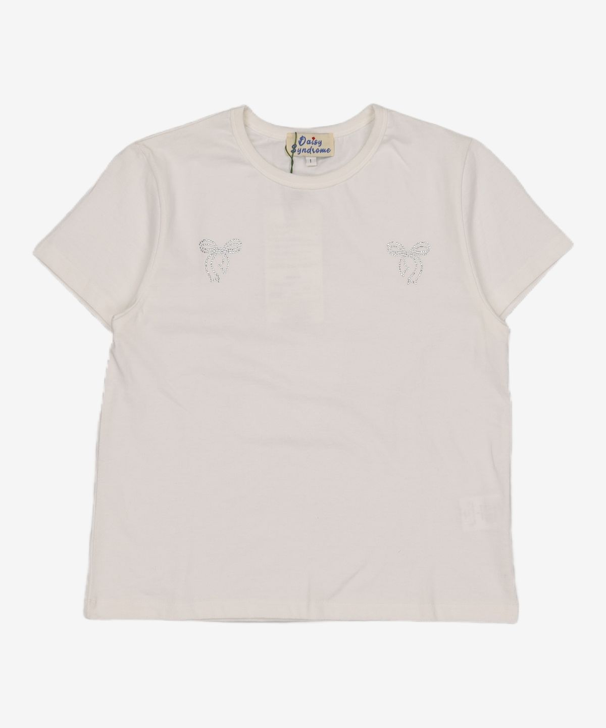 데이지신드롬(DAISY SYNDROME) DAISY RIBBON T-SHIRTS / White 1