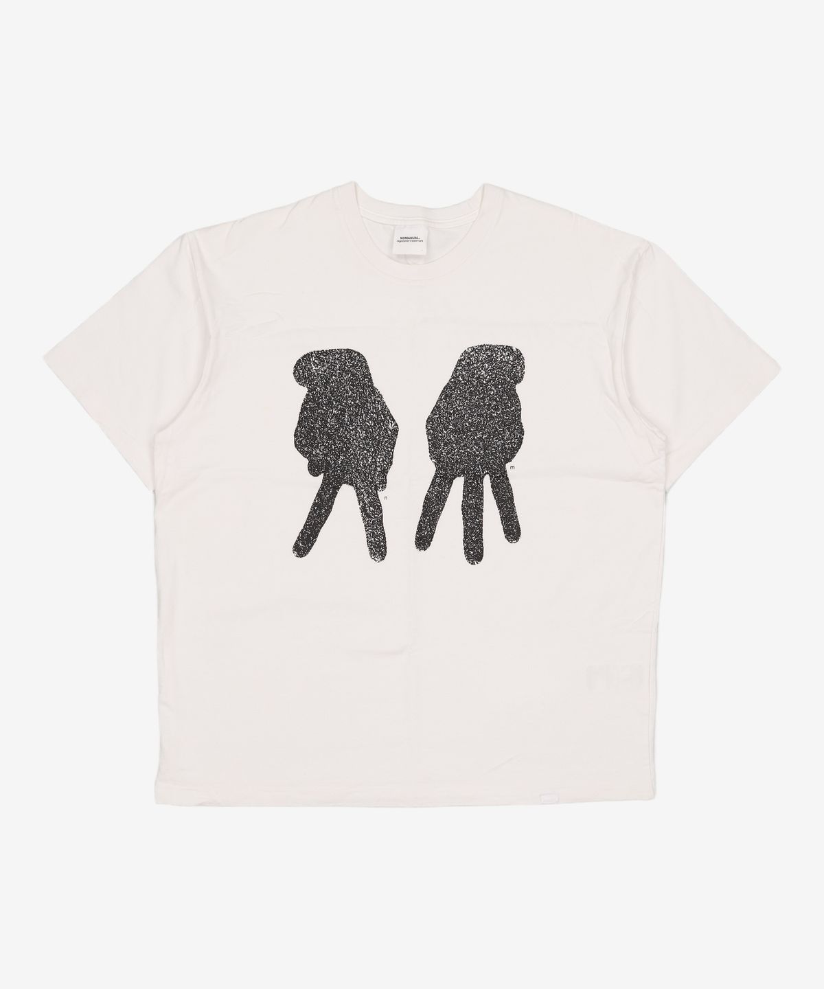 노매뉴얼(NOMANUAL) F.S T-SHIRT - WHITE L