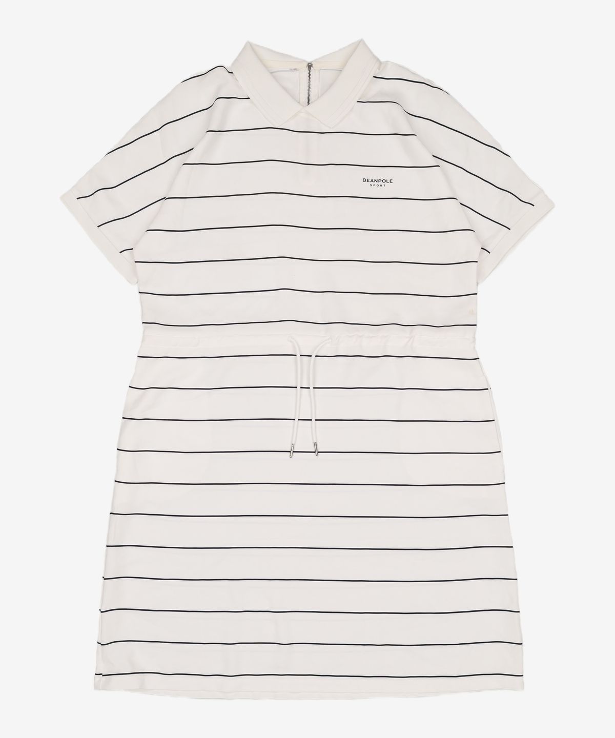 빈폴 스포츠(BEANPOLE SPORT) 아이보리 여성 스트라이프 스트링 원피스 (BO9241C120) 100