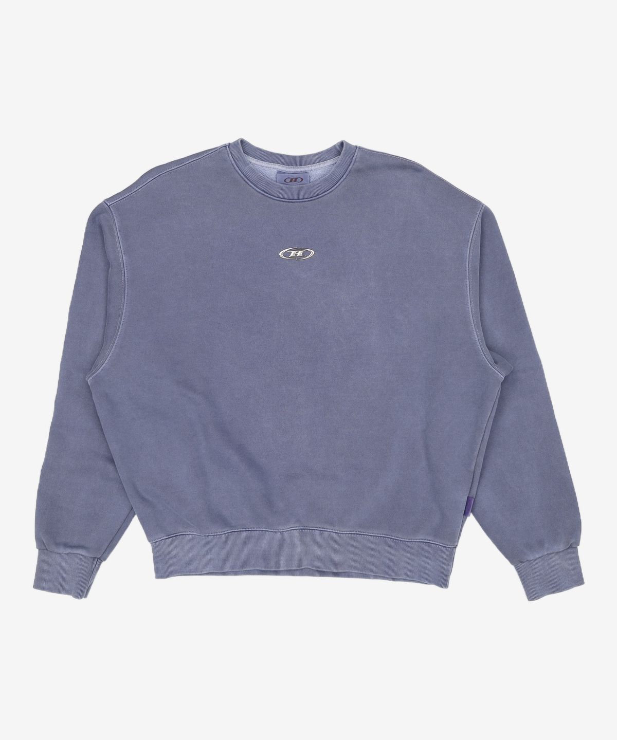 본투윈(BORN TO WIN) CHROME B PIGMENT SWEATSHIRTS [BLUE] 2
