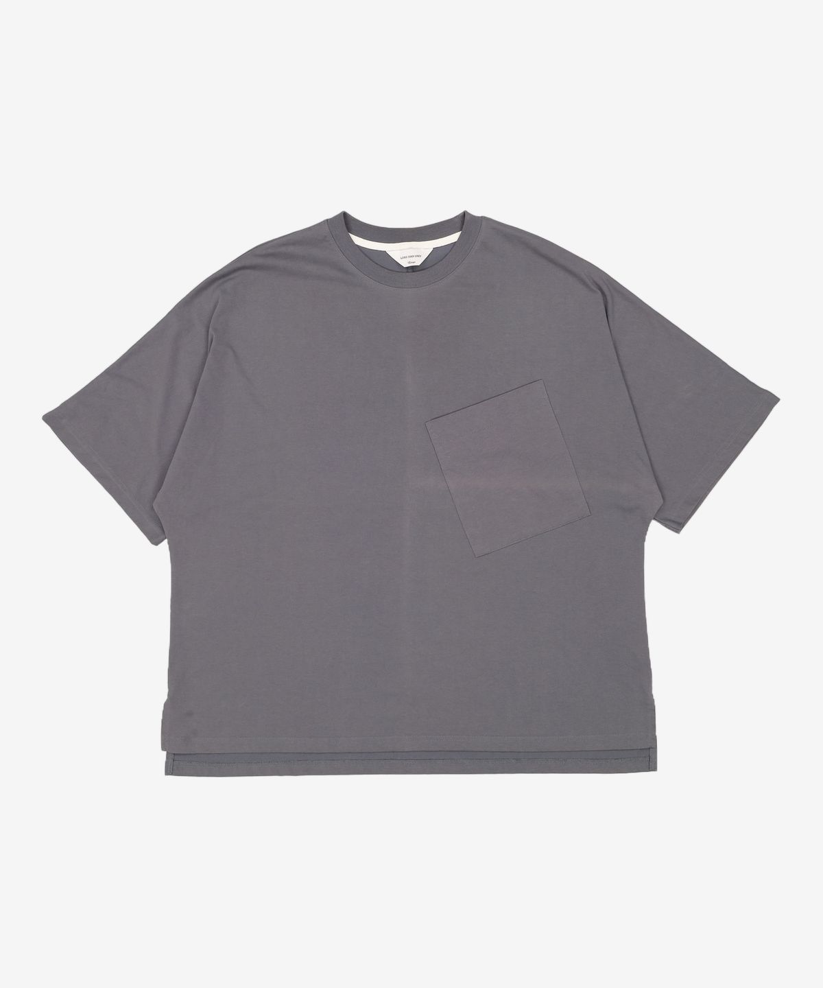 로드 존 그레이(LORD JOHN GREY) oversize pocket half sleeve tee grey 105