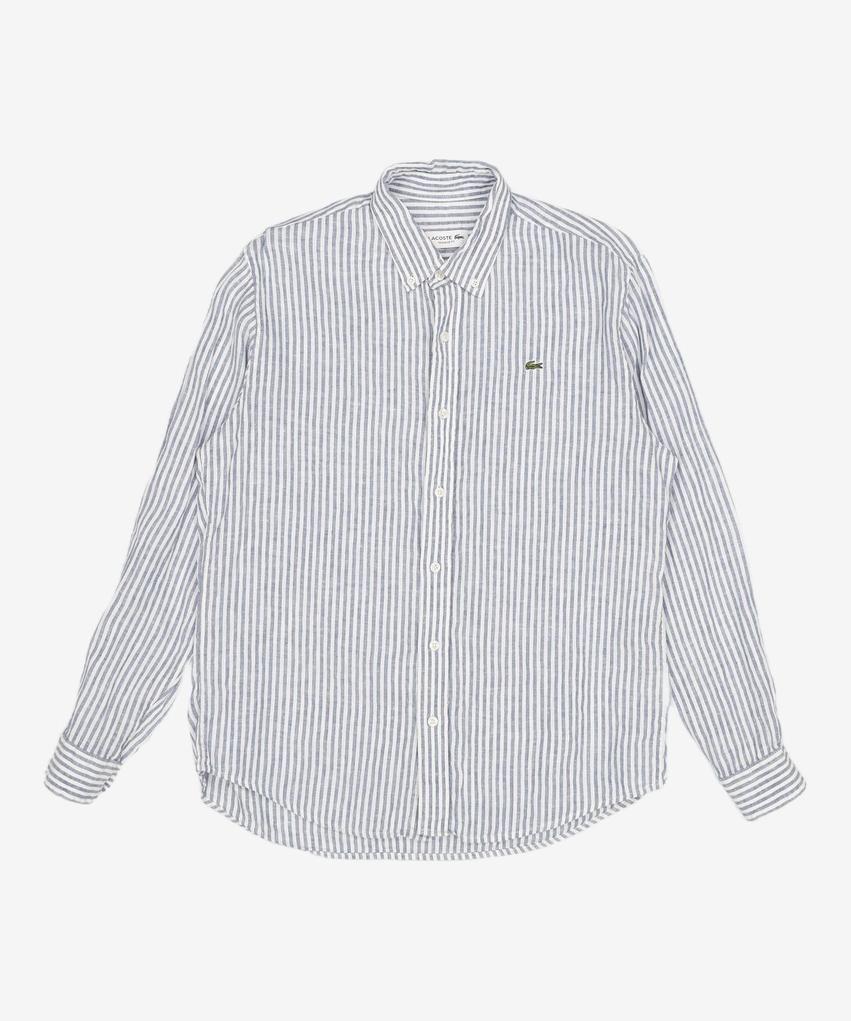 라코스테(LACOSTE) 남성 린넨 스트라이프 셔츠 CH628E-53G 166 M