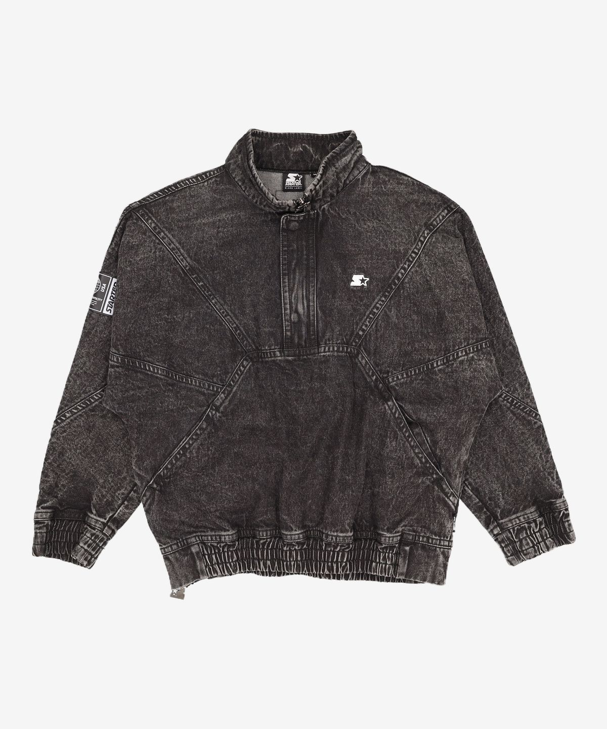 스타터(STARTER) 데님 트랙 자켓 DENIM TRACK JACKET M