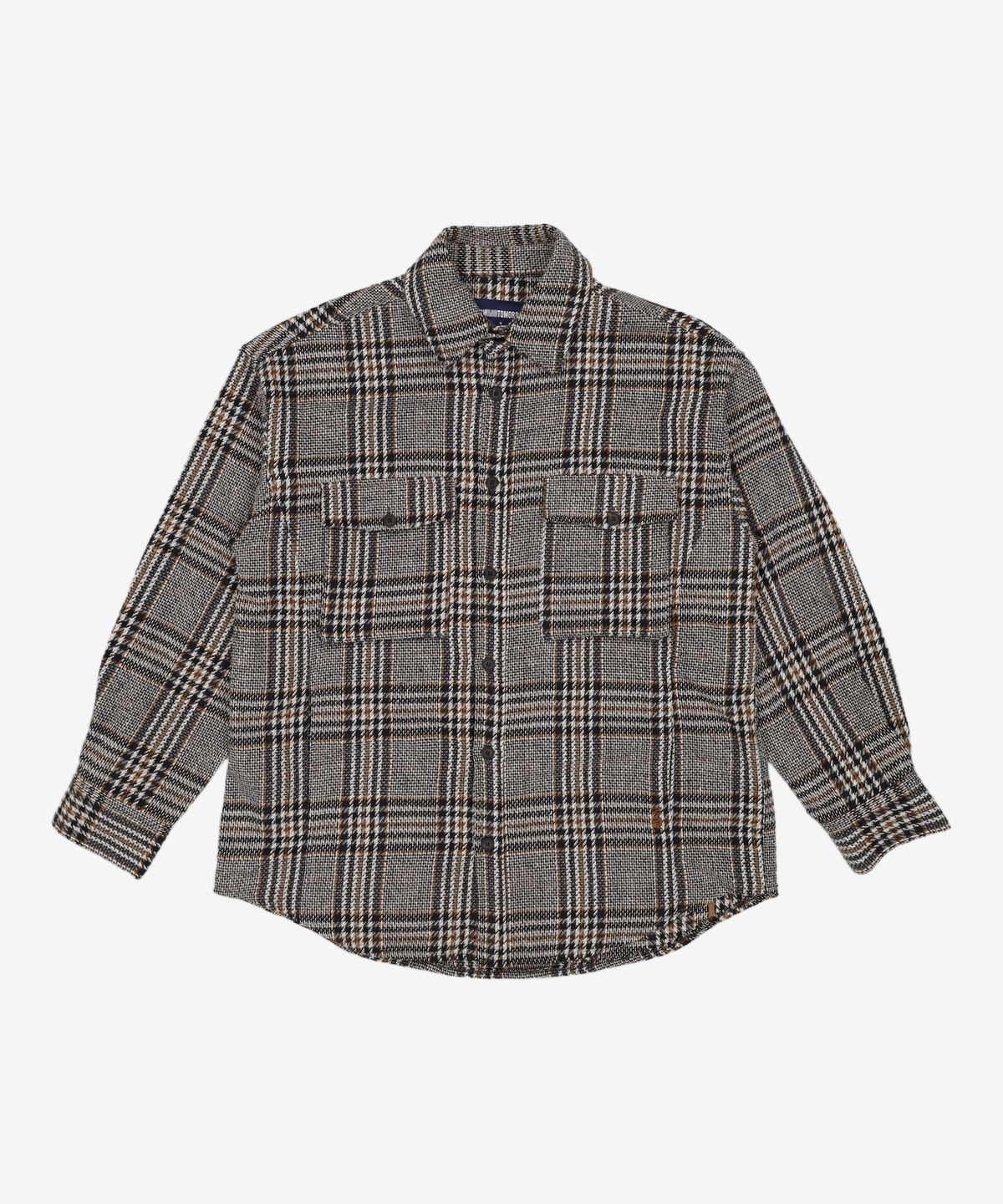 나우앤투모로우(NOWANDTOMORROW) 아웃포켓 체크 셔츠 OUTPOCKET CH SHIRTS M