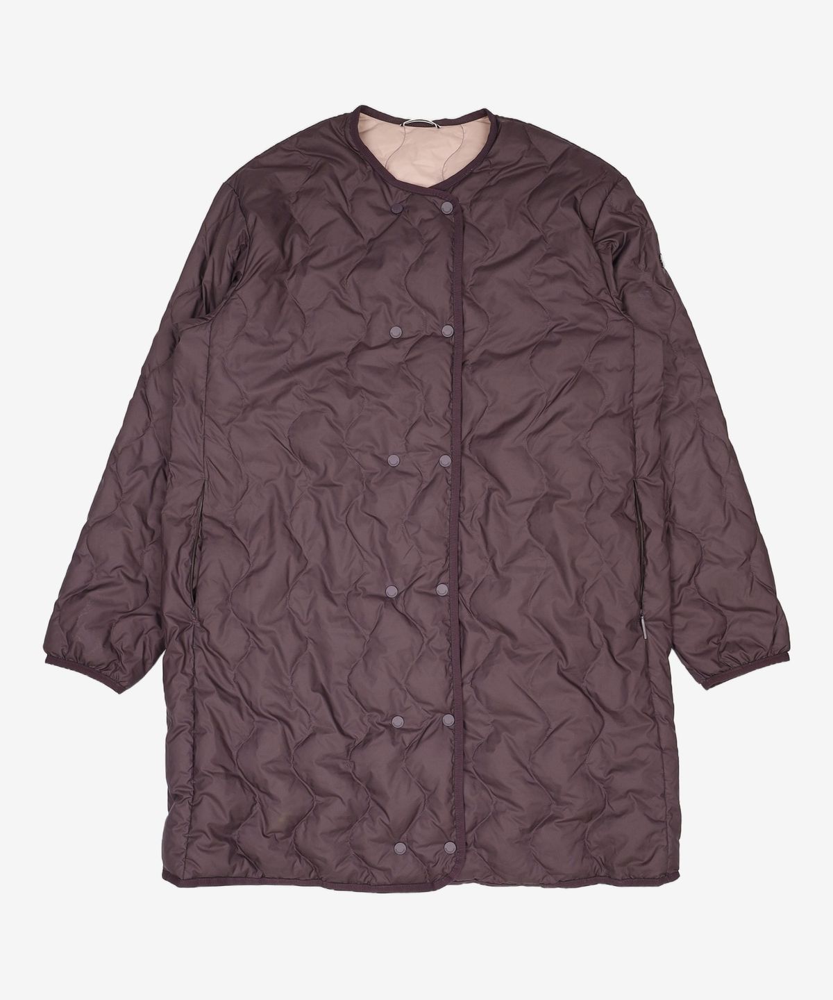 코오롱스포츠(KOLON SPORT) 여성 라운드넥 경량 중기장 다운_TVJDW21522DWI 100
