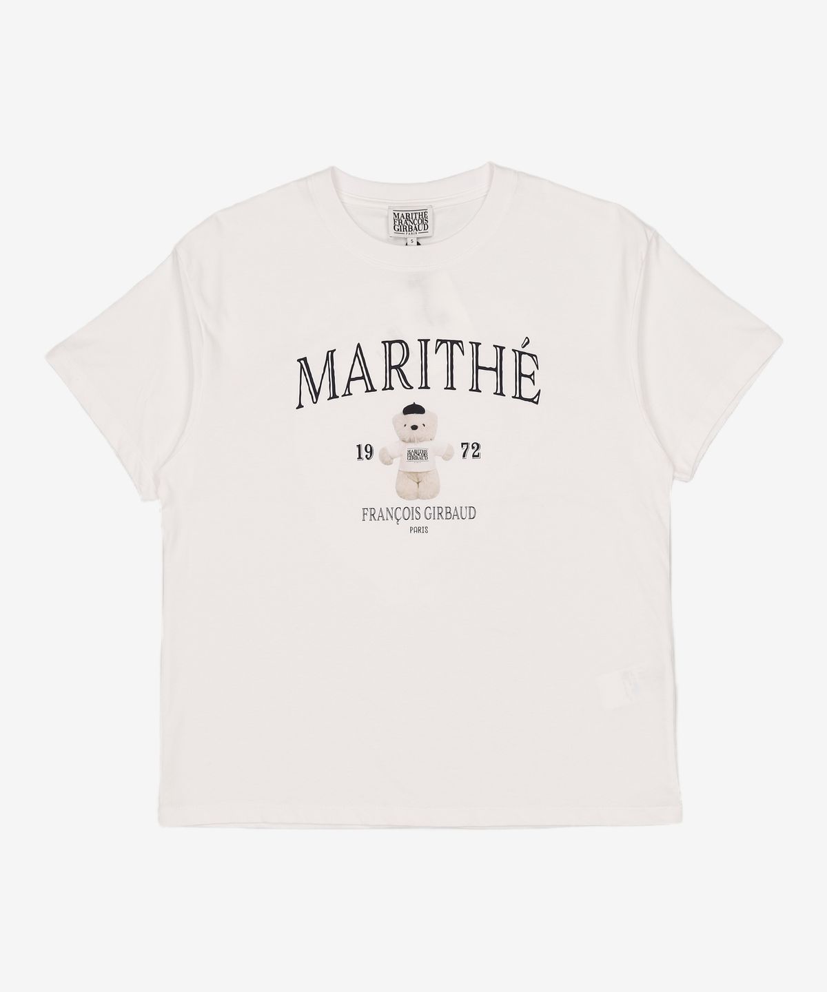 마리떼 프랑소와 저버(MARITHÉ + FRANҪOIS GIRBAUD) MARI GRAPHIC OVERSIZED TEE white S