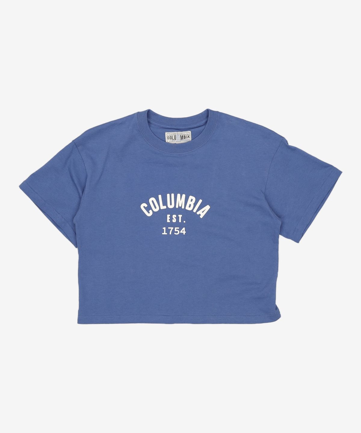 컬럼비아 유니버시티(COLUMBIA UNIVERSITY) CU 1754 ARCH LOGO WOMEN CROP S/S T-SHIRTS 프렌치블루 S