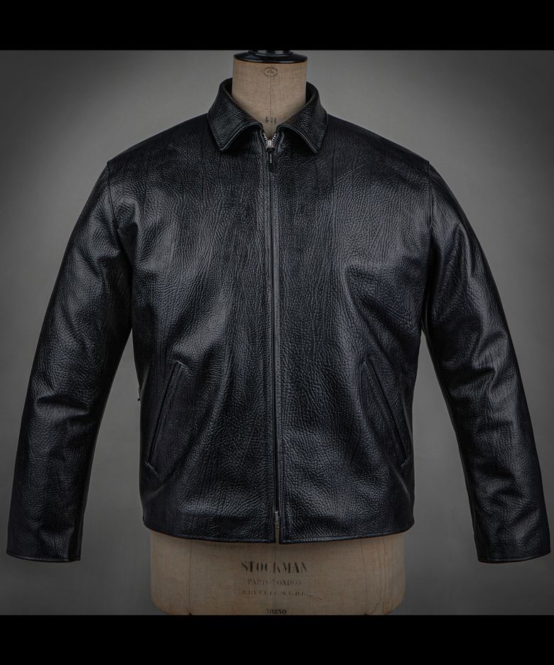 DV.LOT 717 Elephant Effect Calfskin - Sports Jacket