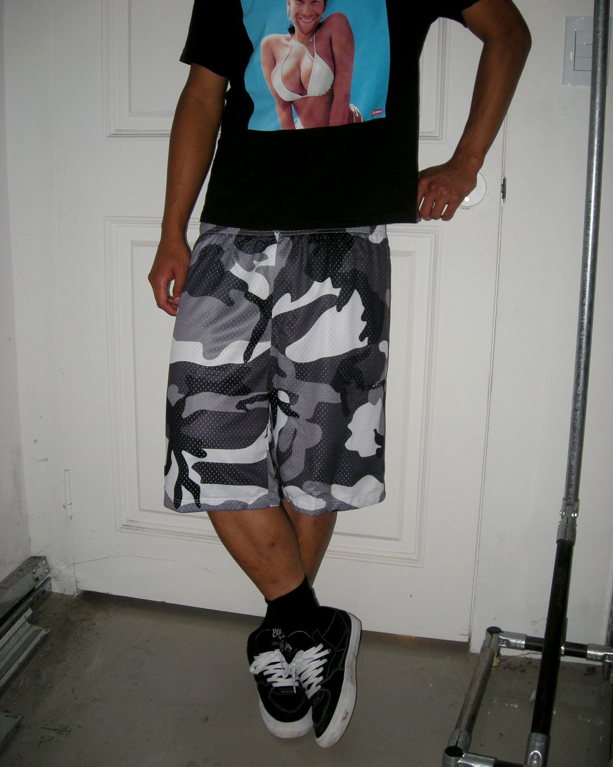 무비그아카이브(MUBIG.ARCHIVE) MA Mesh Shorts (Snow Camo)