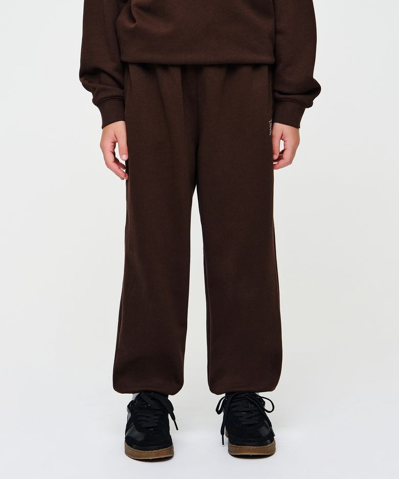 KIDS CLASSIC LOGO SWEAT PANTS brown