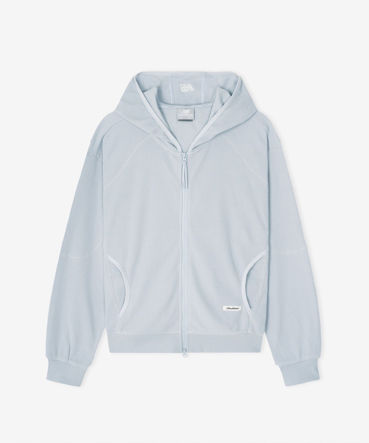 뉴발란스(NEW BALANCE) NBMDG3W812 / WOMEN AIRY 와플 후드집업 (L/BLUE)