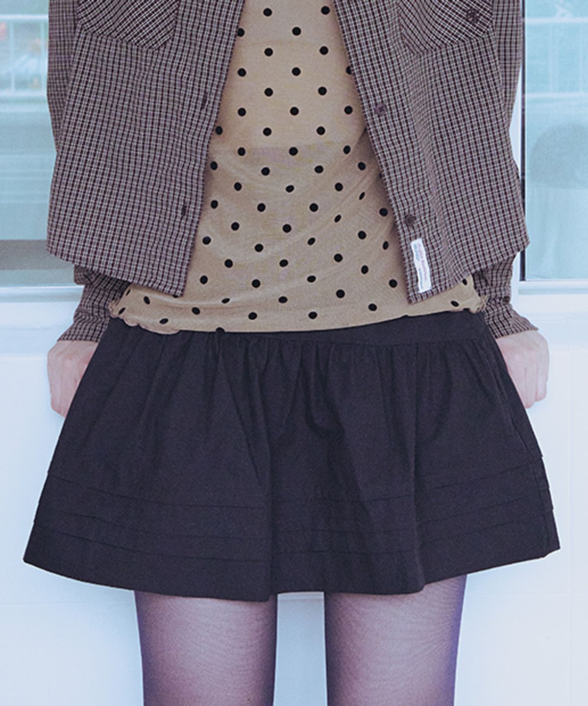 락피쉬웨더웨어(ROCKFISH WEATHERWEAR) PINTUCK MINI SKIRT - 3 colors