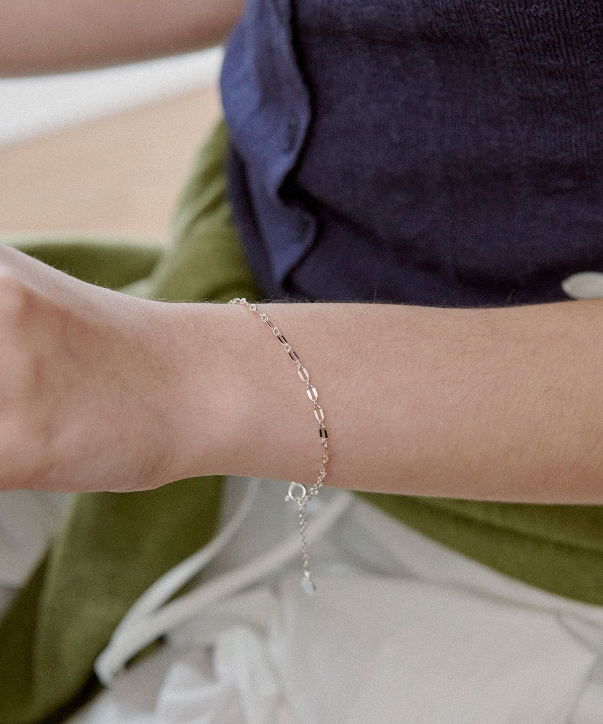 세인트스코트런던(ST.SCOTT LONDON) Mod Link Chain Bracelet / STJ-BB1594WG