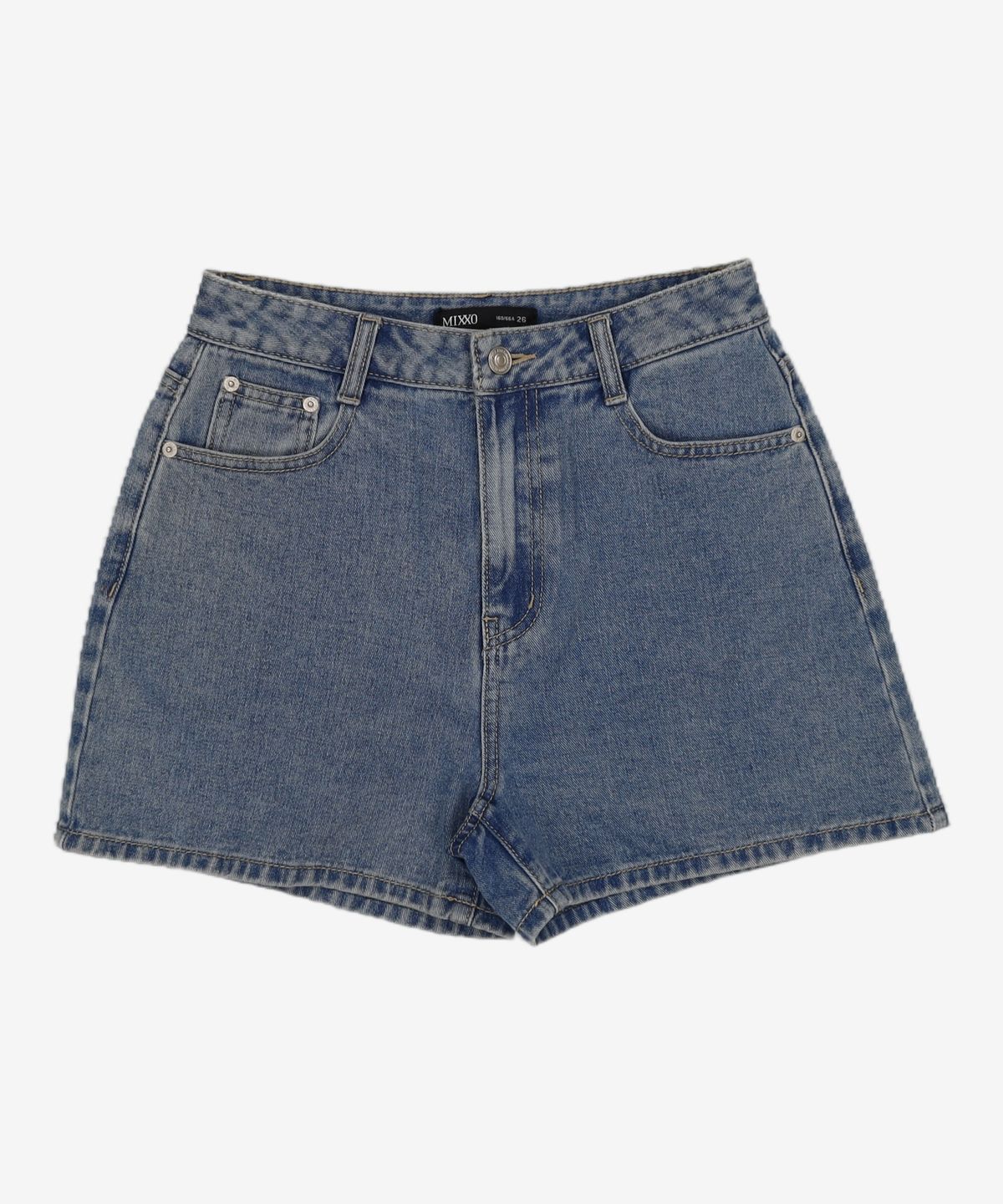 미쏘(MIXXO) 베이직 데님 쇼츠 MIWTHC607J 26