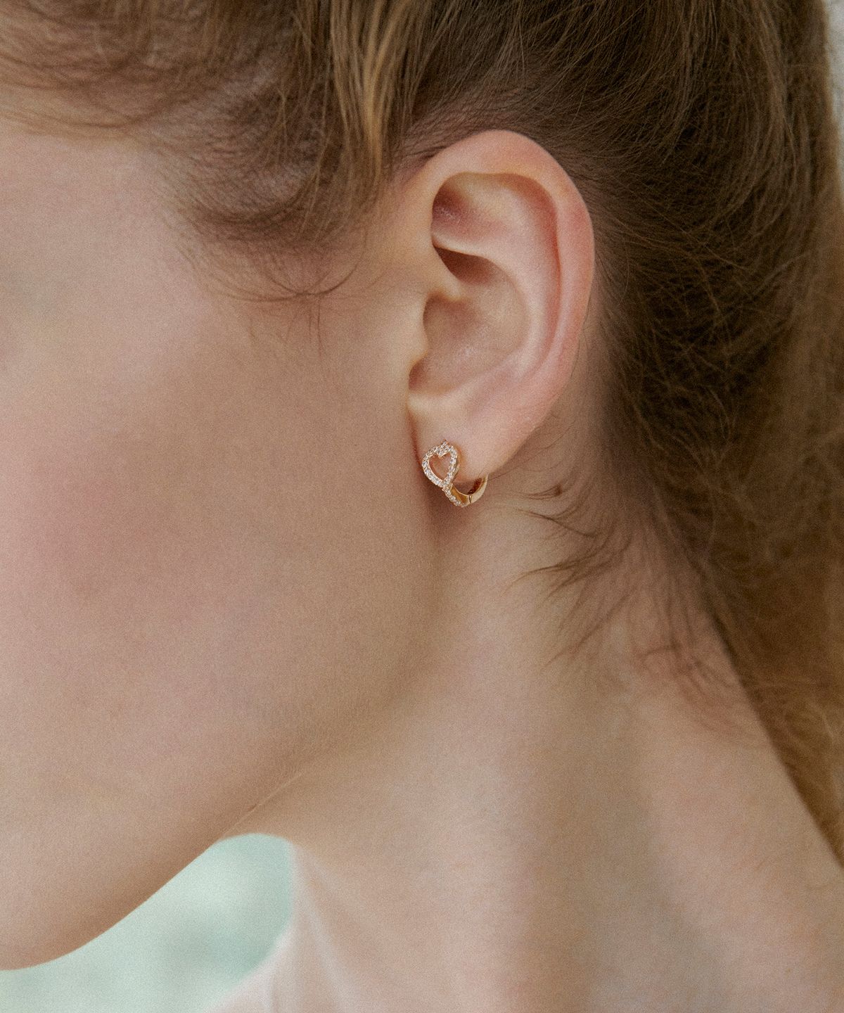 세인트스코트런던(ST.SCOTT LONDON) Rosy Heart Earrings  / STJ-EB1795WG/RG