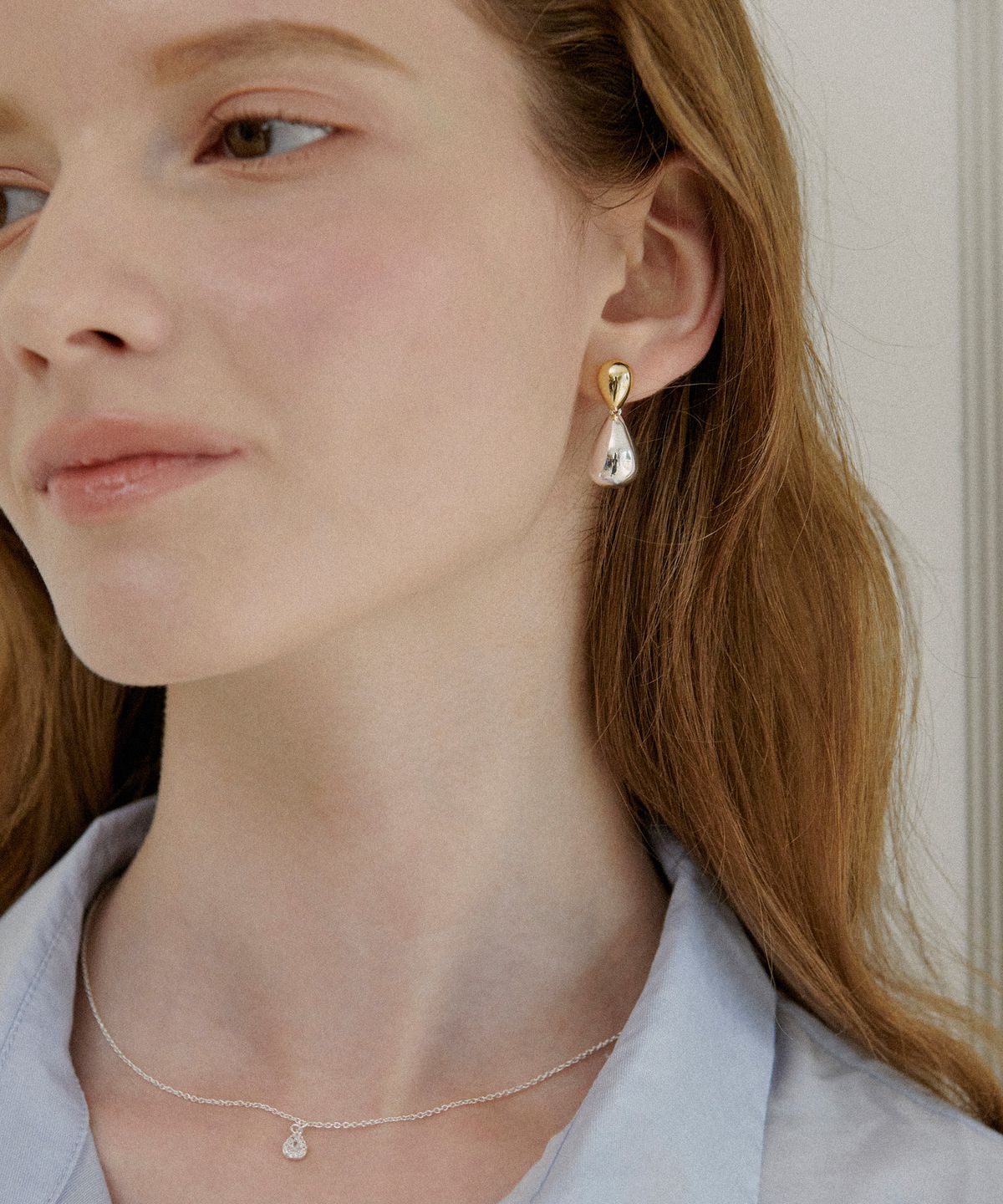 세인트스코트런던(ST.SCOTT LONDON) Glossy Drop Two-Way Earrings / STJ-EB1793CM