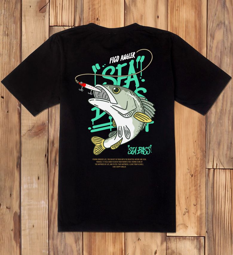 FICO-tshirts-424 피코앵글러 넙치농어 낚시 디자인 티셔츠 반팔티