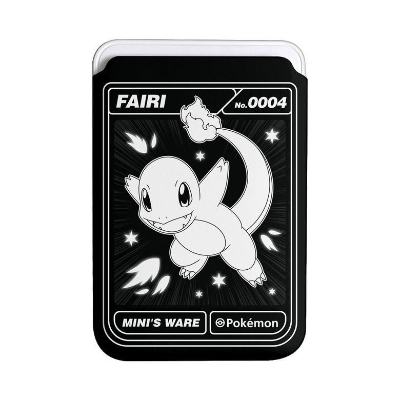 Pokemon Black Edition MagSafe Hard Card Wallet_Charmander