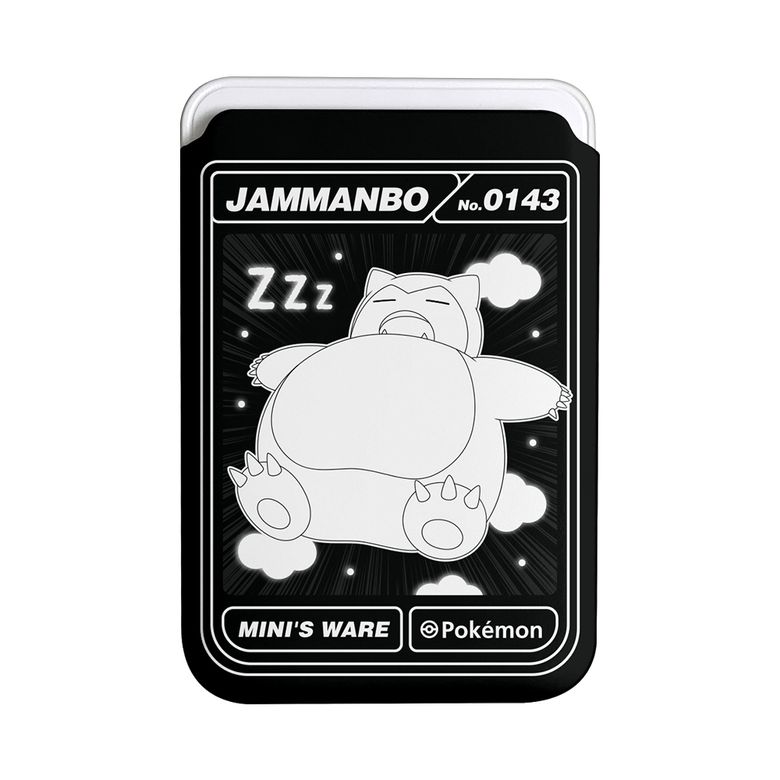 Pokemon Black Edition MagSafe Hard Card Wallet_Snorlax