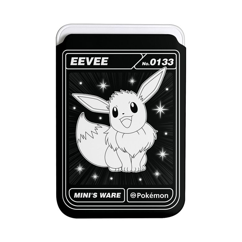 Pokemon Black Edition MagSafe Hard Card Wallet_Eevee