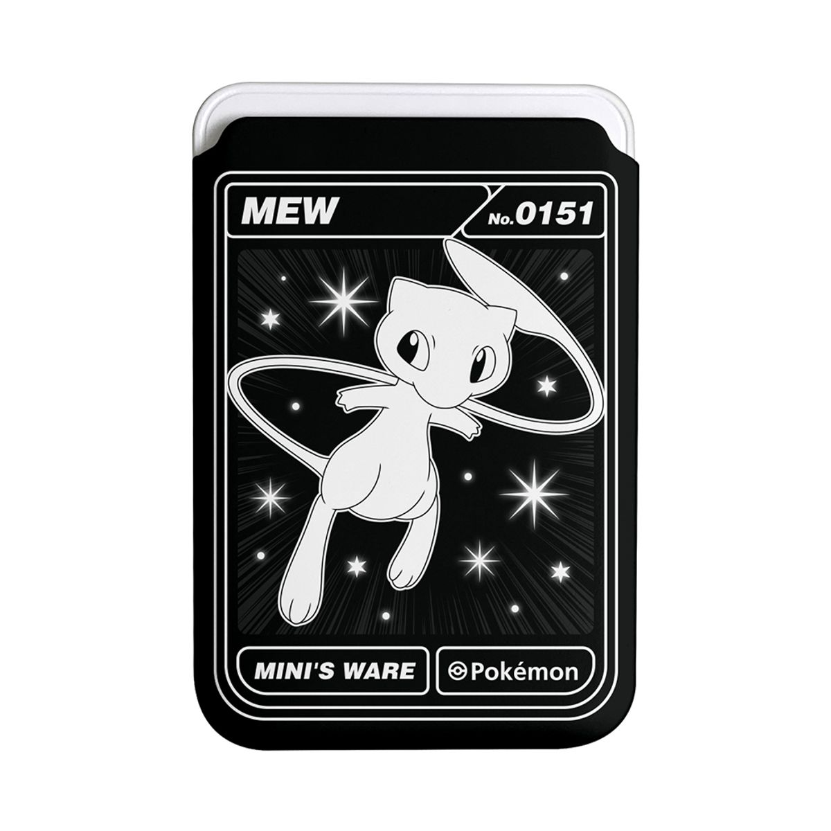 미니스웨어(MINI'S WARE) Pokemon Black Edition MagSafe Hard Card Wallet_Mew