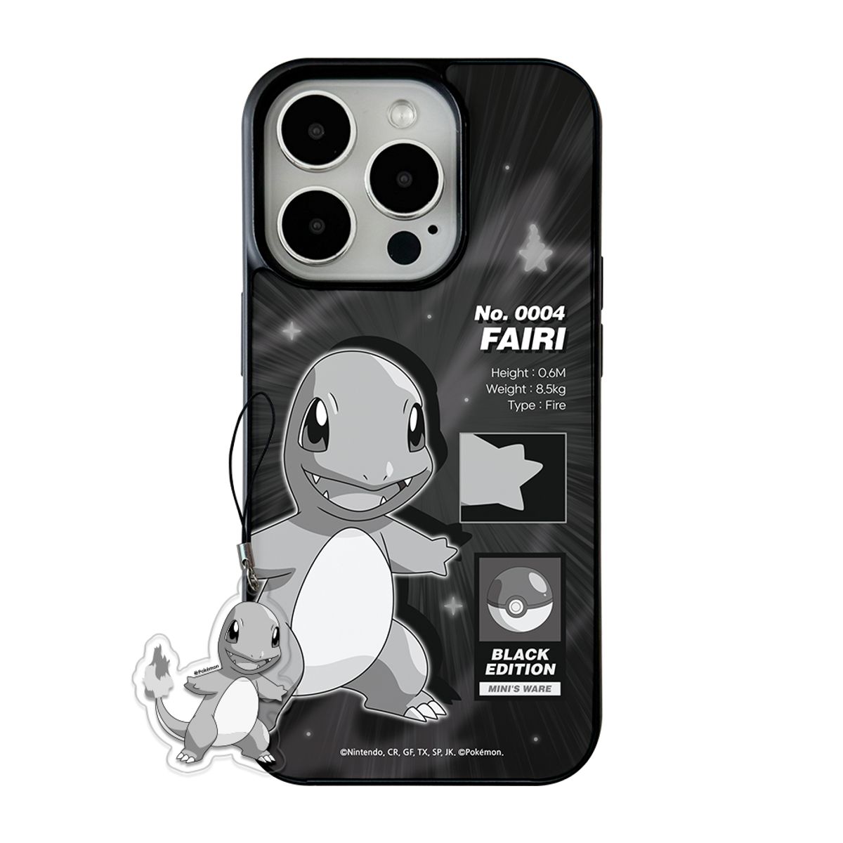 미니스웨어(MINI'S WARE) Pokemon Black Edition MagSafe Glossy Case_Charmander