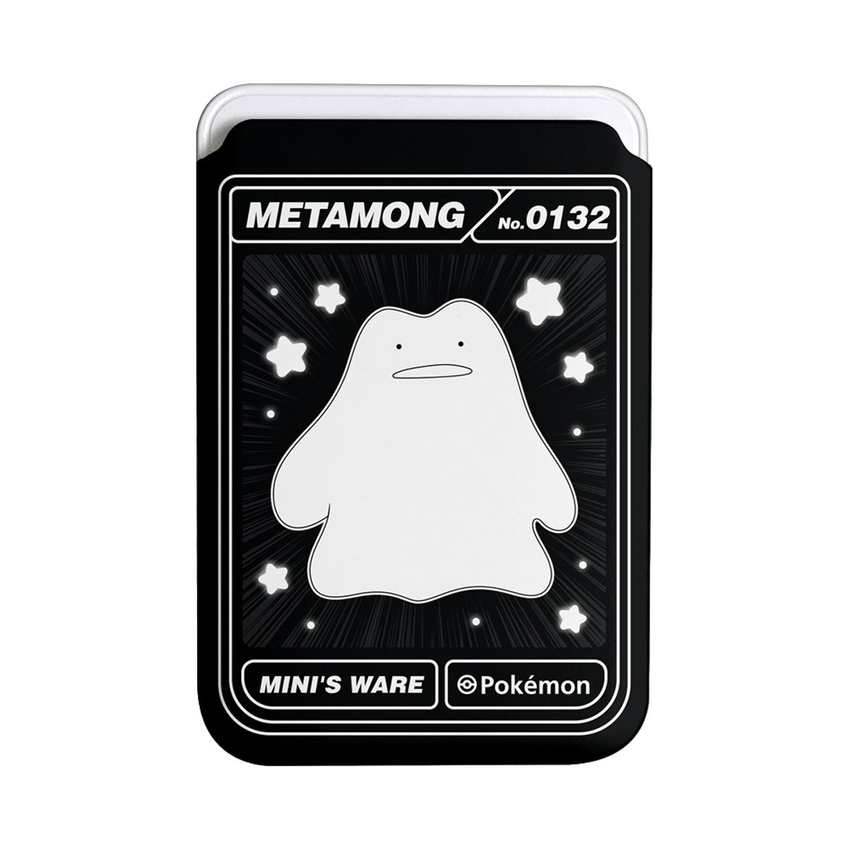 미니스웨어(MINI'S WARE) Pokemon Black Edition MagSafe Hard Card Wallet_Ditto