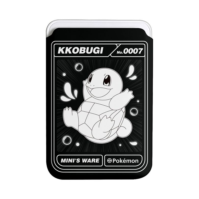 Pokemon Black Edition MagSafe Hard Card Wallet_Squirtle