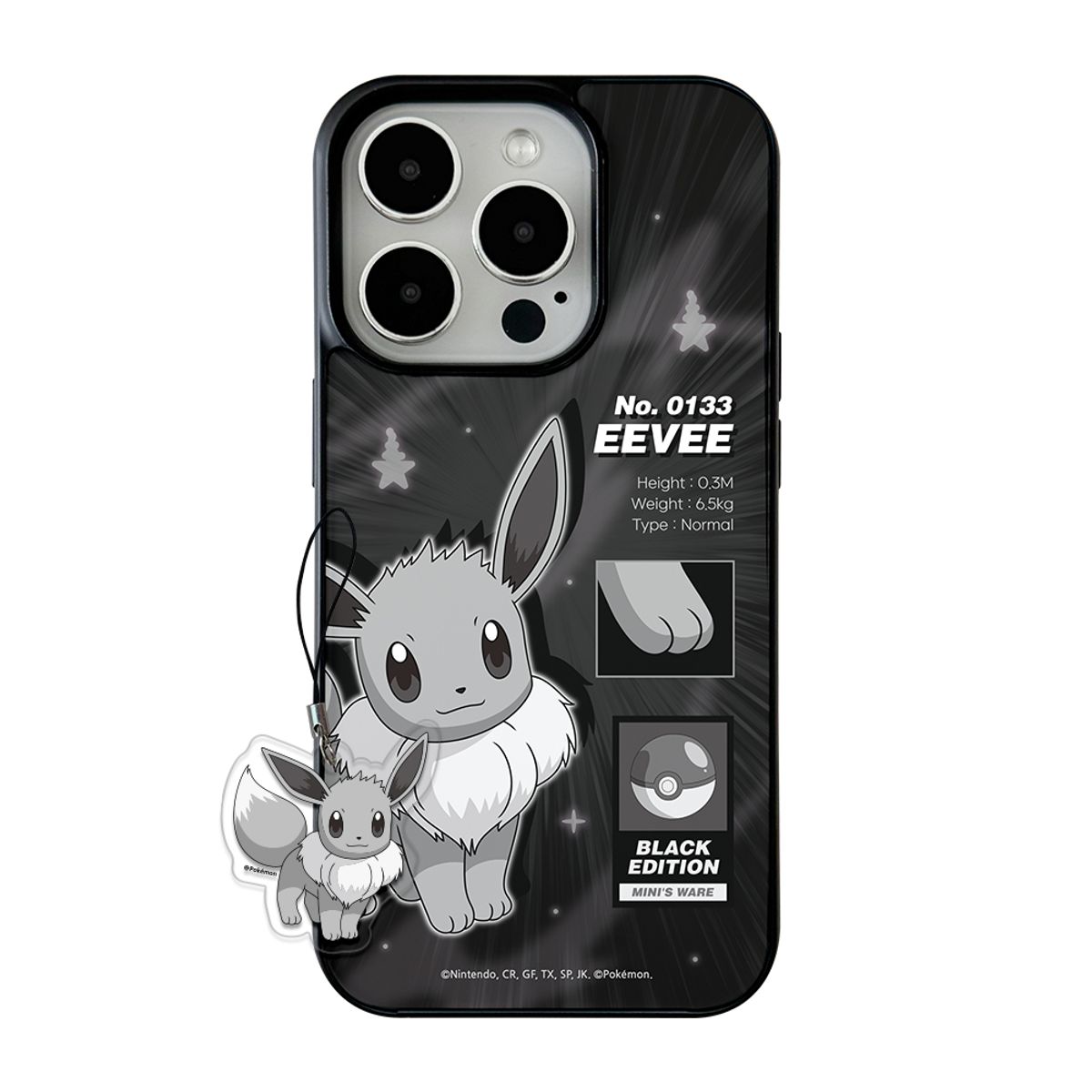미니스웨어(MINI'S WARE) Pokemon Black Edition MagSafe Glossy Case_Eevee